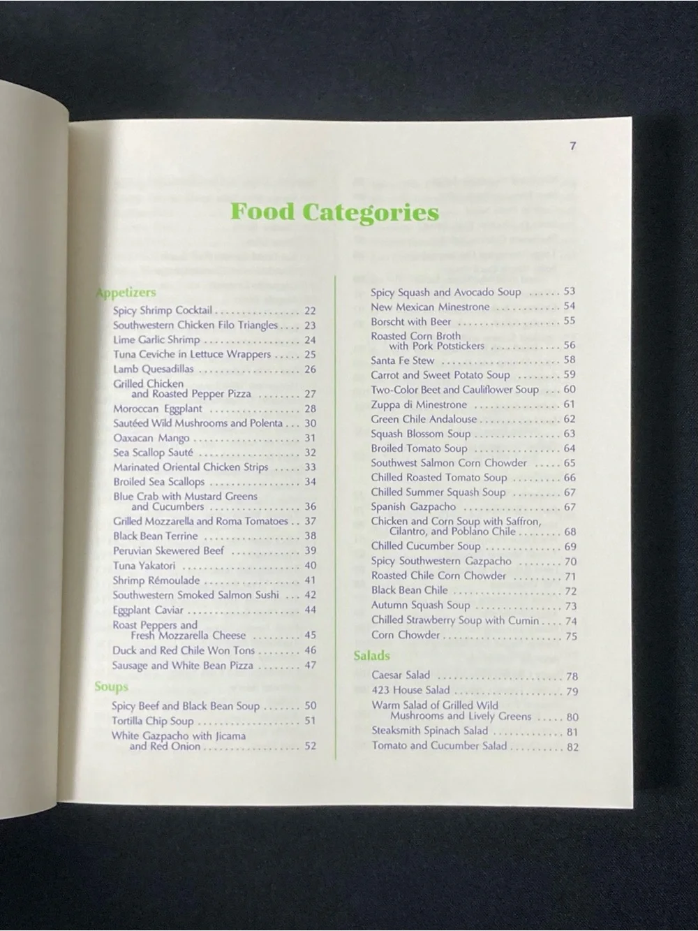 Santa Fe Light and Spicy Recipes by Joan Stromquist Paperback Vintage Cookbook